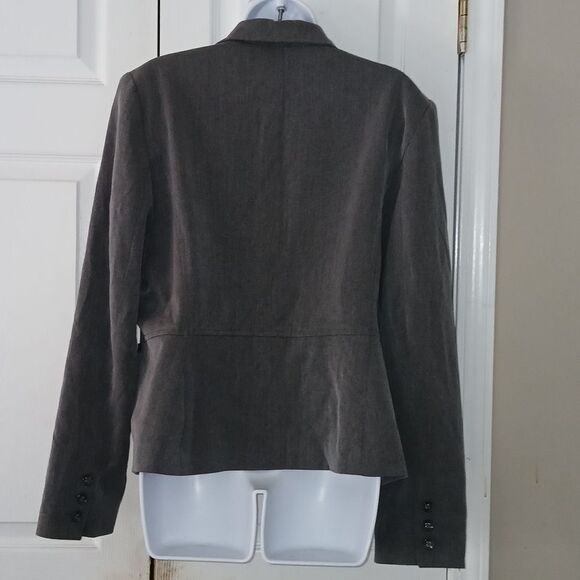 Charter Club gray blazer business casual button down jacket blazer Sz 14 - Picture 4 of 5